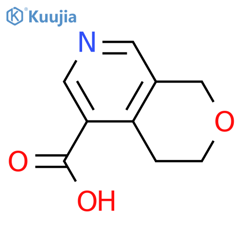 1H,3H,4H-pyrano3,4-cpyridine-5-carboxylic acid structure