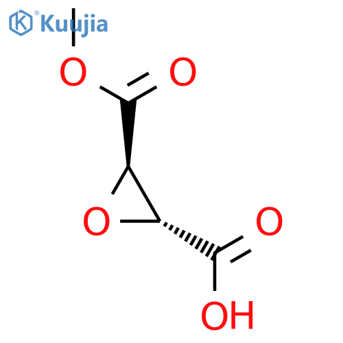 2,3-Oxiranedicarboxylicacid, monomethyl ester, (2R,3R)- (9CI) structure