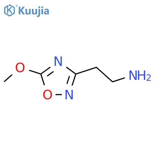 2-(5-Methoxy-1,2,4-oxadiazol-3-yl)ethan-1-amine structure