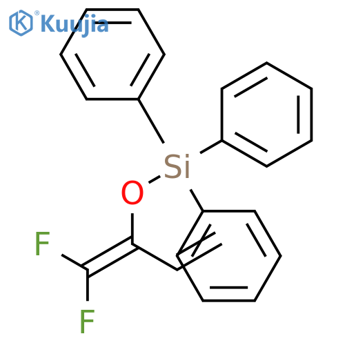 Silane, [[1-(difluoromethylene)-2-propenyl]oxy]triphenyl- structure