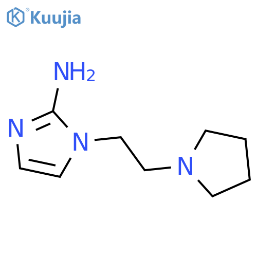 1-2-(pyrrolidin-1-yl)ethyl-1H-imidazol-2-amine structure