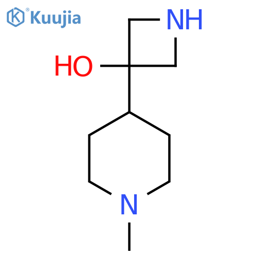 3-(1-methylpiperidin-4-yl)azetidin-3-ol structure