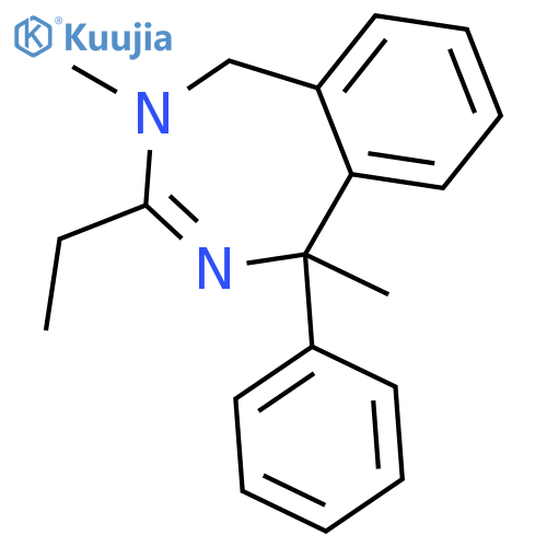 1H-2,4-Benzodiazepine, 3-ethyl-4,5-dihydro-1,4-dimethyl-1-phenyl-, (±)- structure