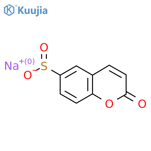 Sodium 2-oxo-2H-chromene-6-sulfinate structure
