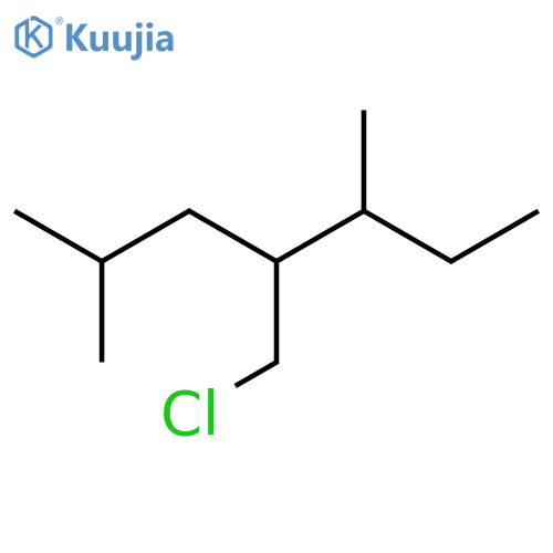 4-(Chloromethyl)-2,5-dimethylheptane structure
