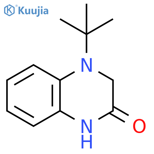 4-tert-butyl-1,2,3,4-tetrahydroquinoxalin-2-one structure