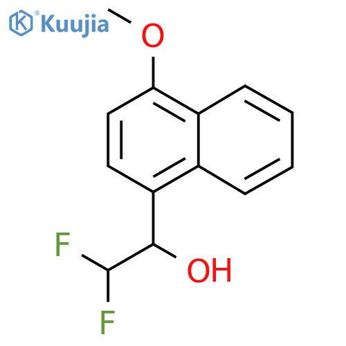 2,2-difluoro-1-(4-methoxynaphthalen-1-yl)ethan-1-ol structure