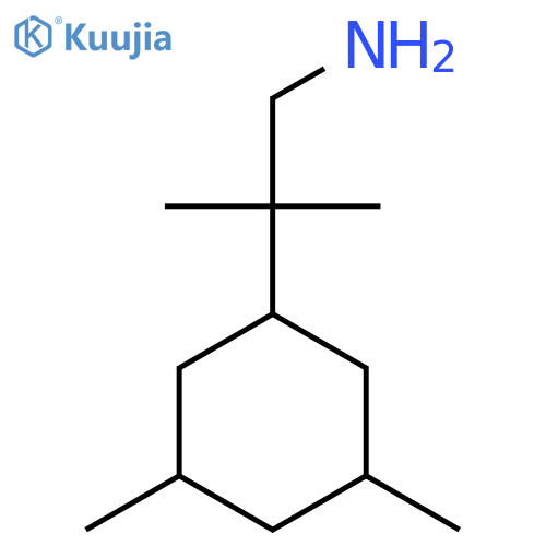 2-(3,5-Dimethylcyclohexyl)-2-methylpropan-1-amine structure