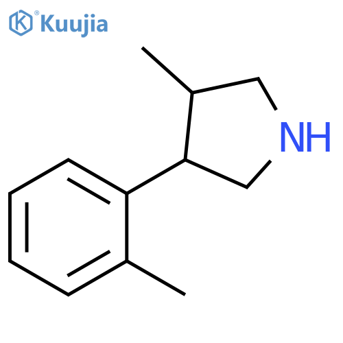 3-methyl-4-(2-methylphenyl)pyrrolidine structure