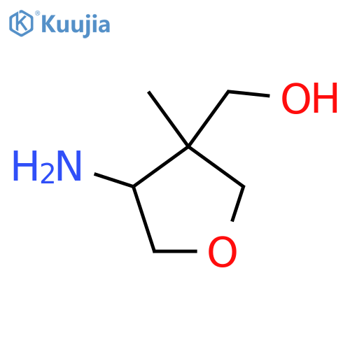 (4-Amino-3-methyloxolan-3-yl)methanol structure