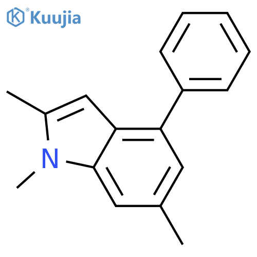 1H-Indole, 1,2,6-trimethyl-4-phenyl- structure