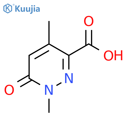 1,4-dimethyl-6-oxo-1,6-dihydropyridazine-3-carboxylic acid structure