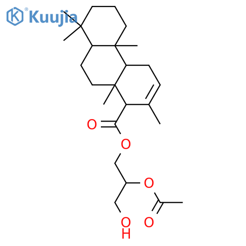12-Isocopalen-15-oic acid; (ent-14αH)-form, (2-Acetoxy-3-hydroxypropyl) ester structure