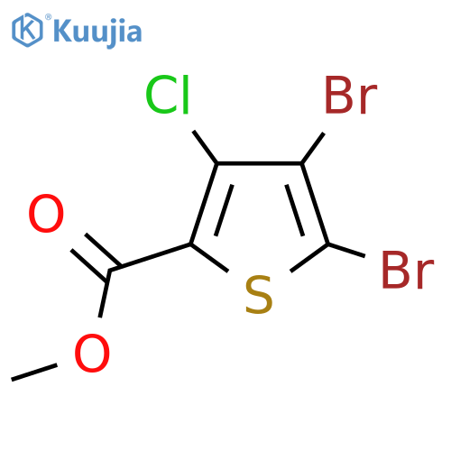 Methyl 4,5-dibromo-3-chlorothiophene-2-carboxylate structure