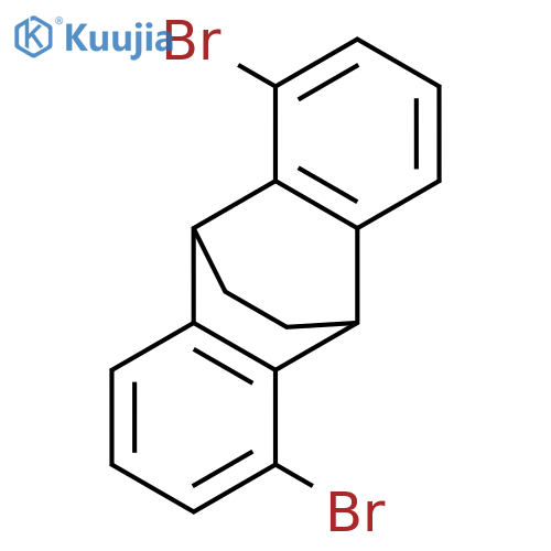 9,10-Ethanoanthracene, 1,5-dibromo-9,10-dihydro-, (±)- structure