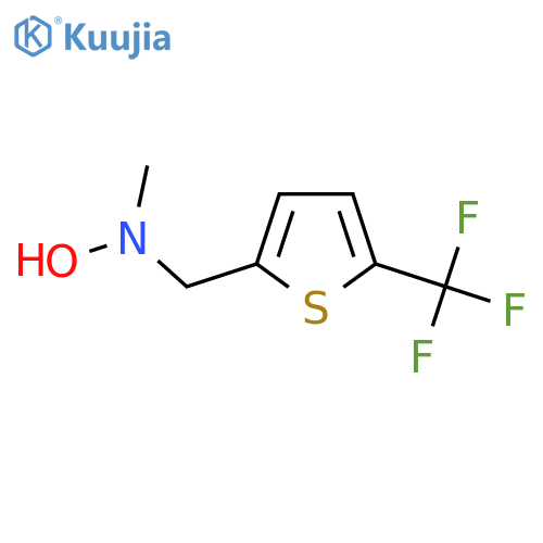 N-methyl-N-{5-(trifluoromethyl)thiophen-2-ylmethyl}hydroxylamine structure