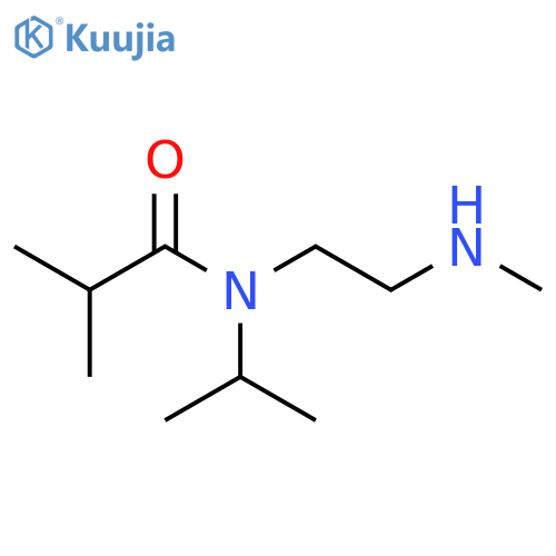 Propanamide, 2-methyl-N-[2-(methylamino)ethyl]-N-(1-methylethyl)- structure