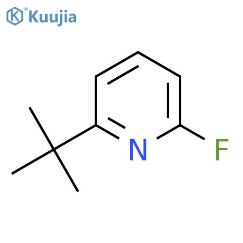 2-(tert-Butyl)-6-fluoropyridine structure