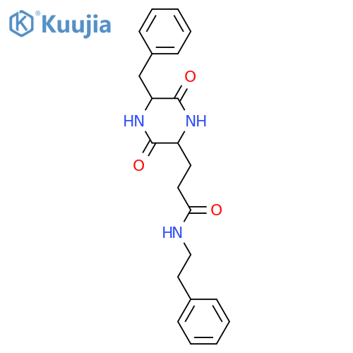Cyclo(glutamylphenylalanyl); (3S,6S)-form, 2-Phenylethylamide structure