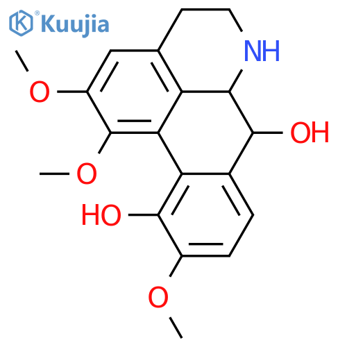 Isocorydine; (R)-form, 7S-Hydroxy, N-de-Me structure