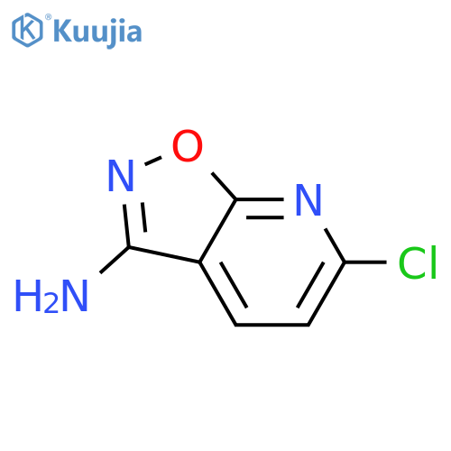 6-CHLOROISOXAZOLO[5,4-B]PYRIDIN-3-AMINE structure