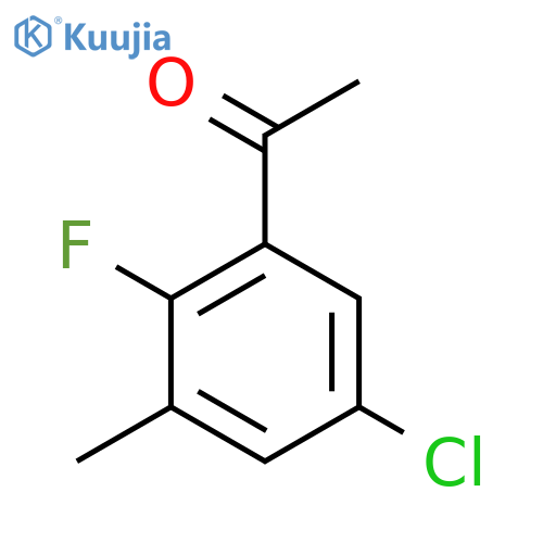 5'-Chloro-2'-fluoro-3'-methylacetophenone structure