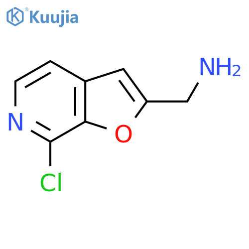 {7-Chlorofuro[2,3-c]pyridin-2-yl}methanamine structure