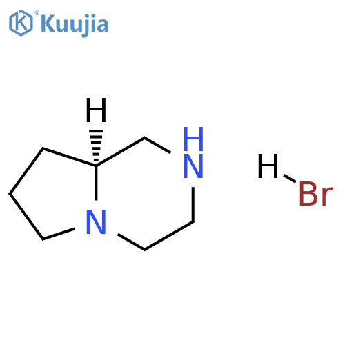 (8aS)-1,2,3,4,6,7,8,8a-octahydropyrrolo[1,2-a]pyrazine;dihydrobromide structure