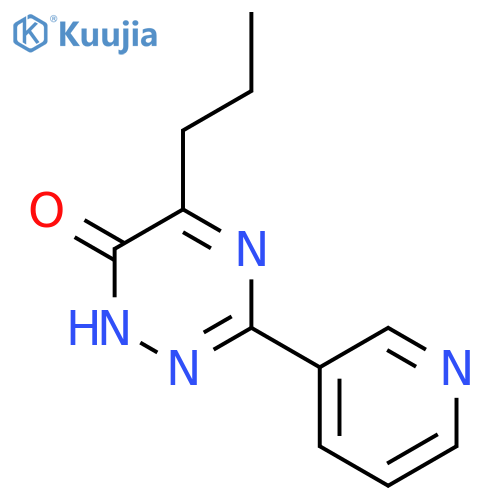 1,2,4-Triazin-6(1H)-one, 5-propyl-3-(3-pyridinyl)- structure