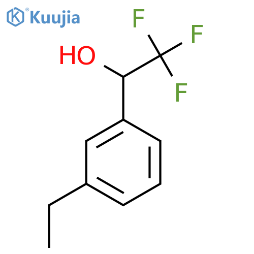 1-(3-ethylphenyl)-2,2,2-trifluoroethan-1-ol structure