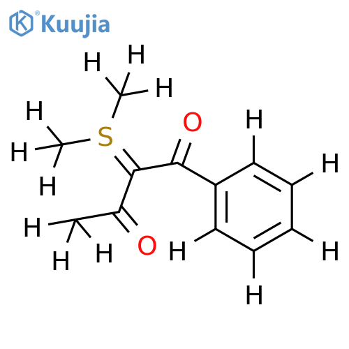 2-(dimethyl-lambda~4~-sulfanylidene)-1-phenyl-1,3-butanedione structure