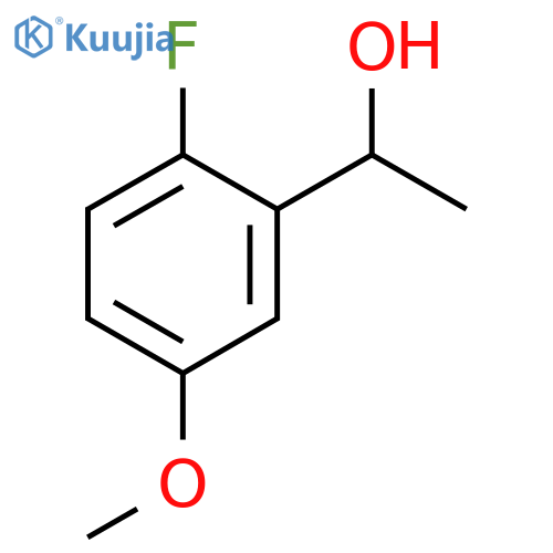 1-(2-Fluoro-5-methoxyphenyl)ethanol structure