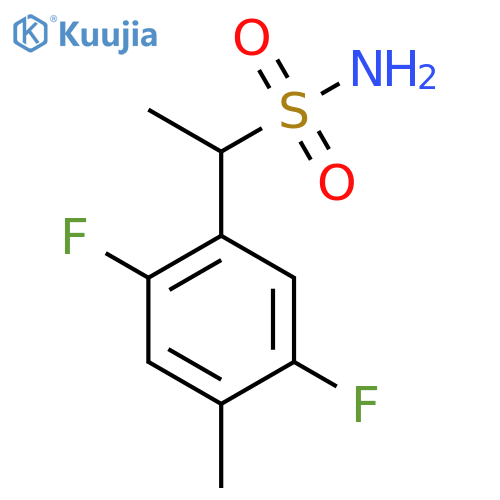 1-(2,5-Difluoro-4-methylphenyl)ethanesulfonamide structure