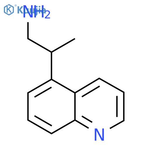 2-(Quinolin-5-yl)propan-1-amine structure