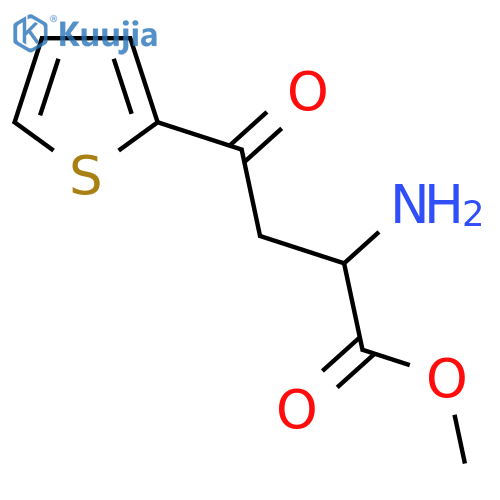 methyl 2-amino-4-oxo-4-(thiophen-2-yl)butanoate structure