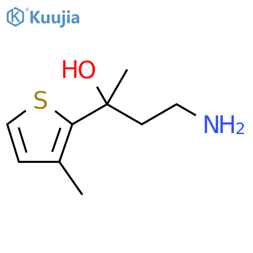 2-Thiophenemethanol, α-(2-aminoethyl)-α,3-dimethyl- structure