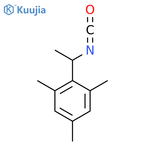 2-(1-isocyanatoethyl)-1,3,5-trimethylbenzene structure