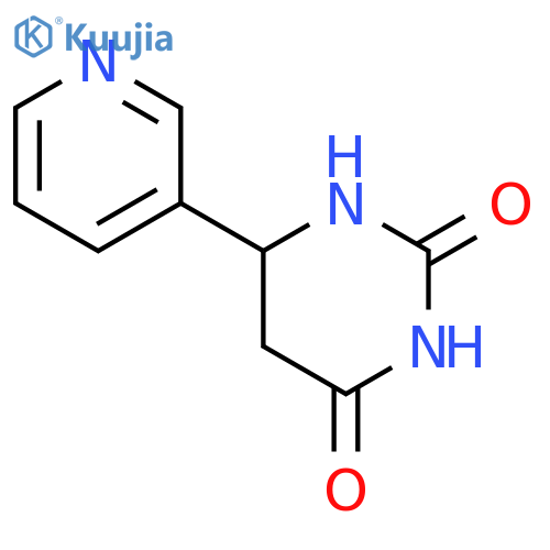 2,4(1H,3H)-Pyrimidinedione, dihydro-6-(3-pyridinyl)- structure