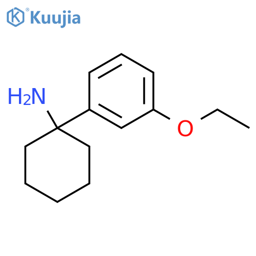 1-(3-ethoxyphenyl)cyclohexan-1-amine structure