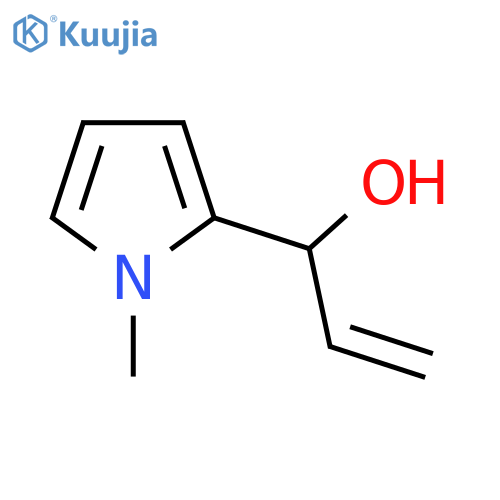 1-(1-methyl-1H-pyrrol-2-yl)prop-2-en-1-ol structure