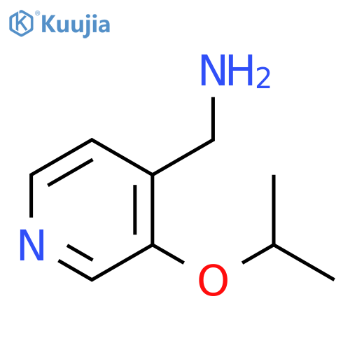 (3-isopropoxypyridin-4-yl)methanamine structure