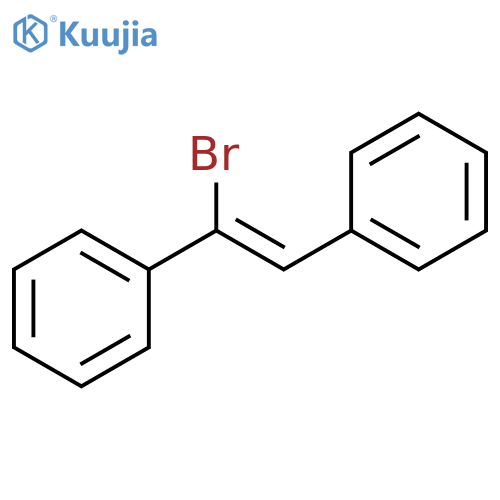 Benzene, 1,1'-[(1Z)-1-bromo-1,2-ethenediyl]bis- structure