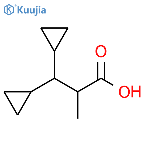 Cyclopropanepropanoic acid, β-cyclopropyl-α-methyl- structure