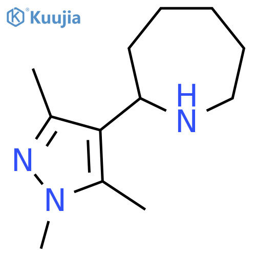 2-(1,3,5-Trimethyl-1H-pyrazol-4-yl)azepane structure