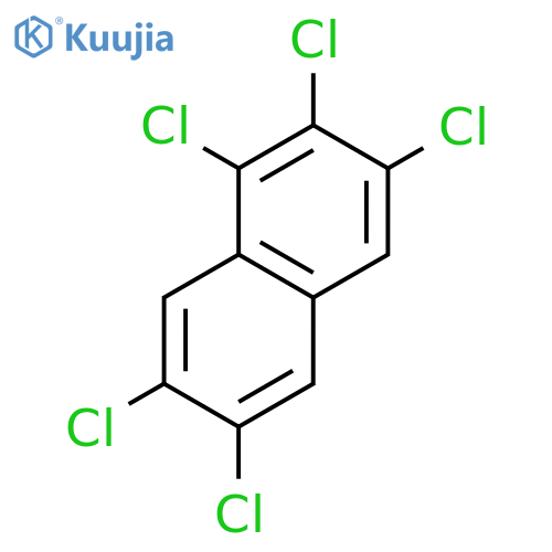 1,2,3,6,7-Pentachloronaphthalene structure