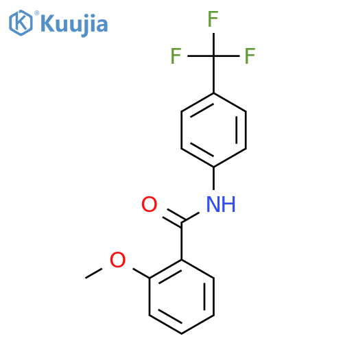 2-Methoxy-N-(4-(trifluoromethyl)phenyl)benzamide structure
