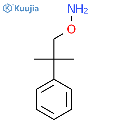 O-(2-methyl-2-phenylpropyl)hydroxylamine structure