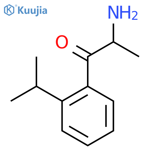 2-amino-1-2-(propan-2-yl)phenylpropan-1-one structure