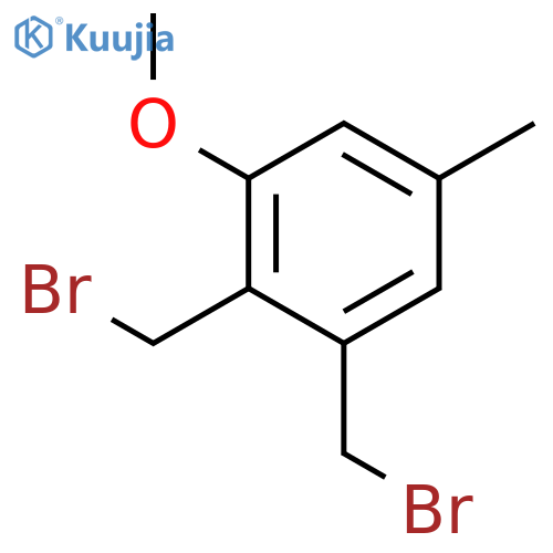Benzene, 1,2-bis(bromomethyl)-3-methoxy-5-methyl- structure