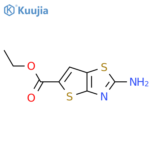Ethyl 2-aminothieno[2,3-d][1,3]thiazole-5-carboxylate structure